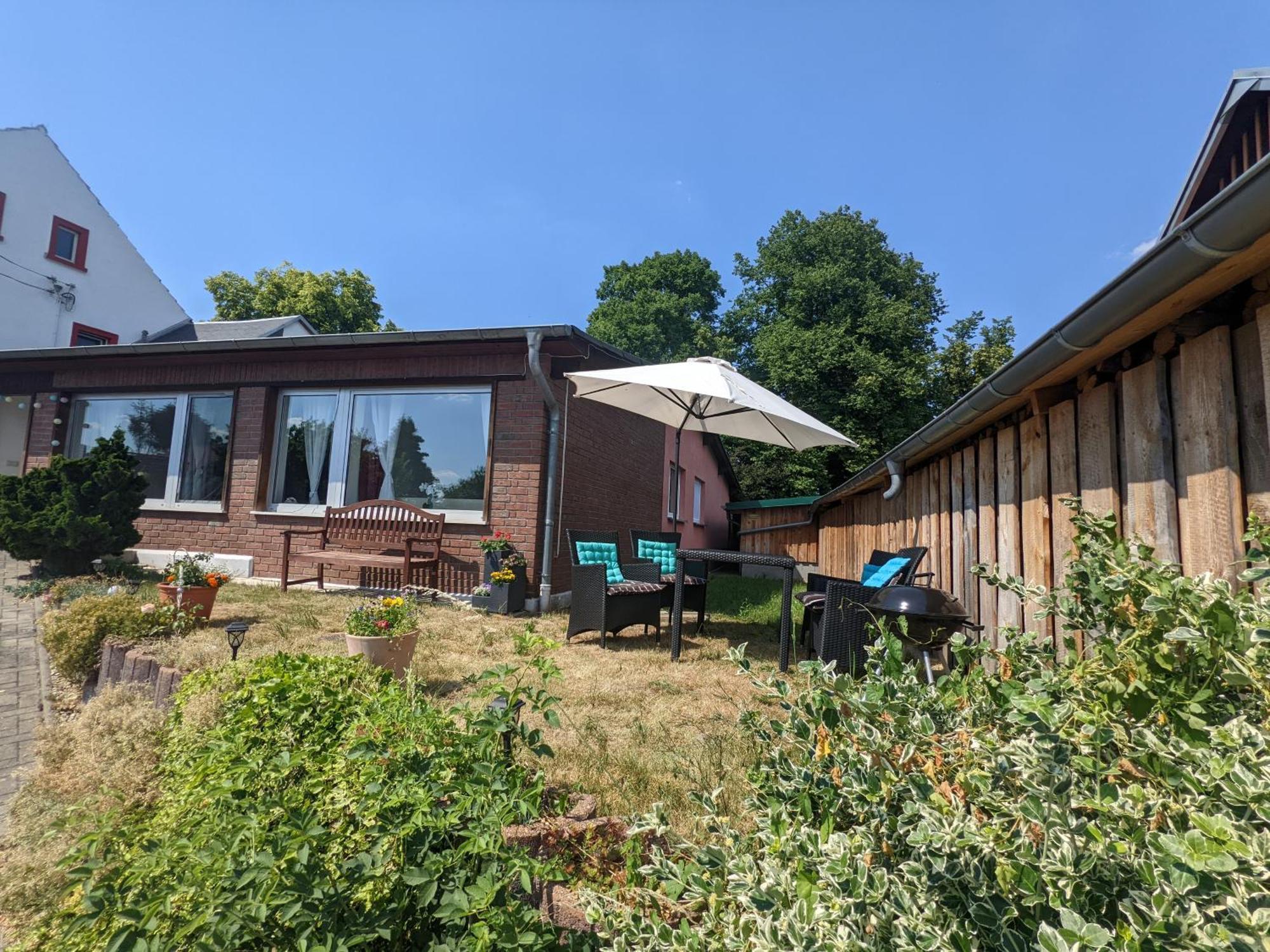 W4 - Urlaubsmagie- Pool, Terrasse, Barbecue Apartment Lichtenhain  Luaran gambar