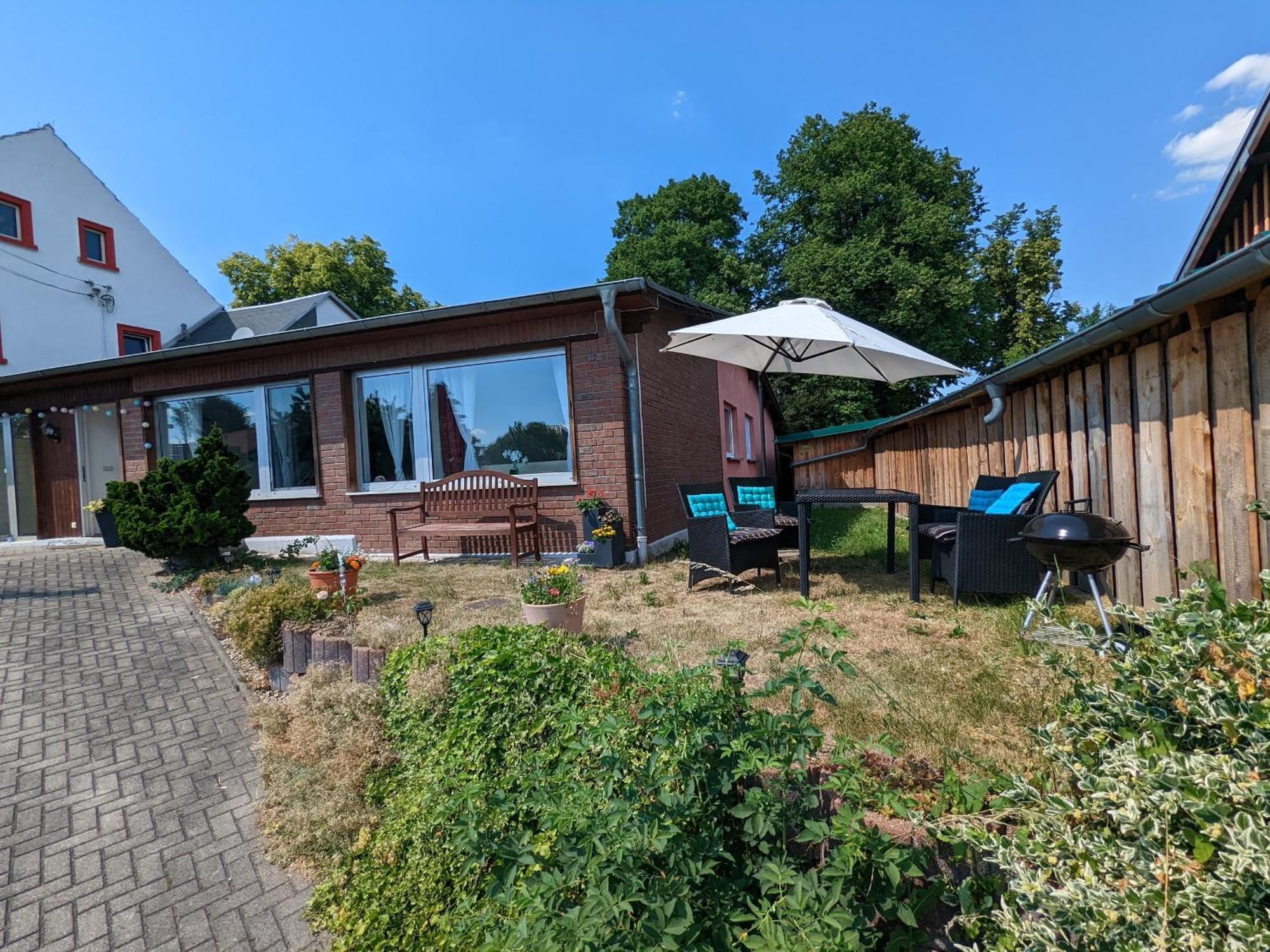 W4 - Urlaubsmagie- Pool, Terrasse, Barbecue Apartment Lichtenhain  Luaran gambar